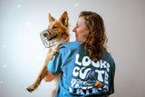 Bio-Baumwoll T-Shirt "Looks Cute Might Bite" Stargazer x sammy.thefoxdog