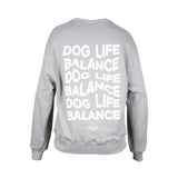 Unisex Sweater "DOG LIFE BALANCE" Grey