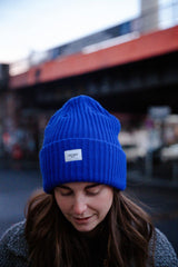 Unisex / Oversized Beanie Blue